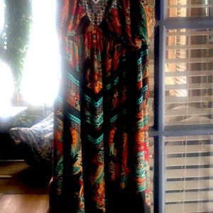 Sundress with high low hem